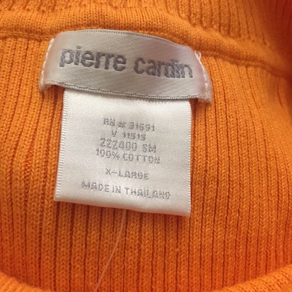 Pierre Cardin Slouch Neck Stretch Ribbed Knit Top - Picture 11 of 12